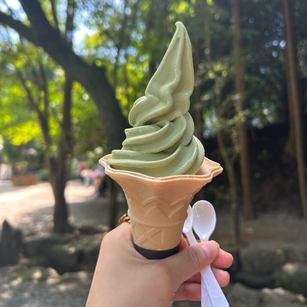 green tea ice cream